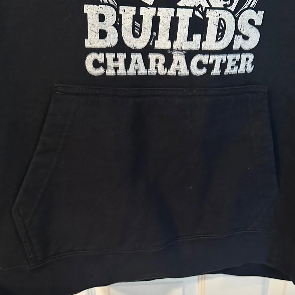 Dungeons and Dragons Dice Hoodie with White Dice Graphic - Picture 5 of 6